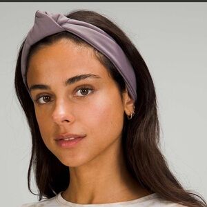 Lululemon Headband Knot Stopping Lunar Rock OS Purple Activewear Hair Accessory